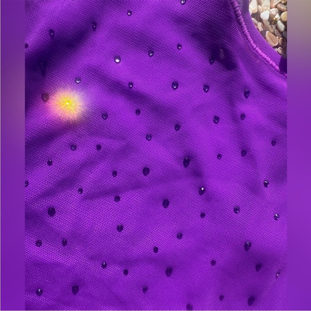 NWT—-SKIMS Purple Swim Coverup - Picture 7 of 9